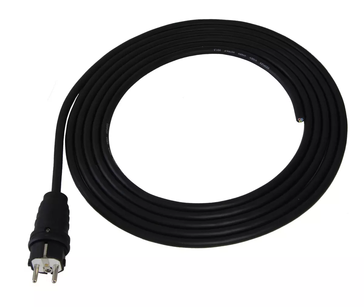 Tilkoblingskabel 3 x 1,5 mm² med 230 V Schuko-kontakt