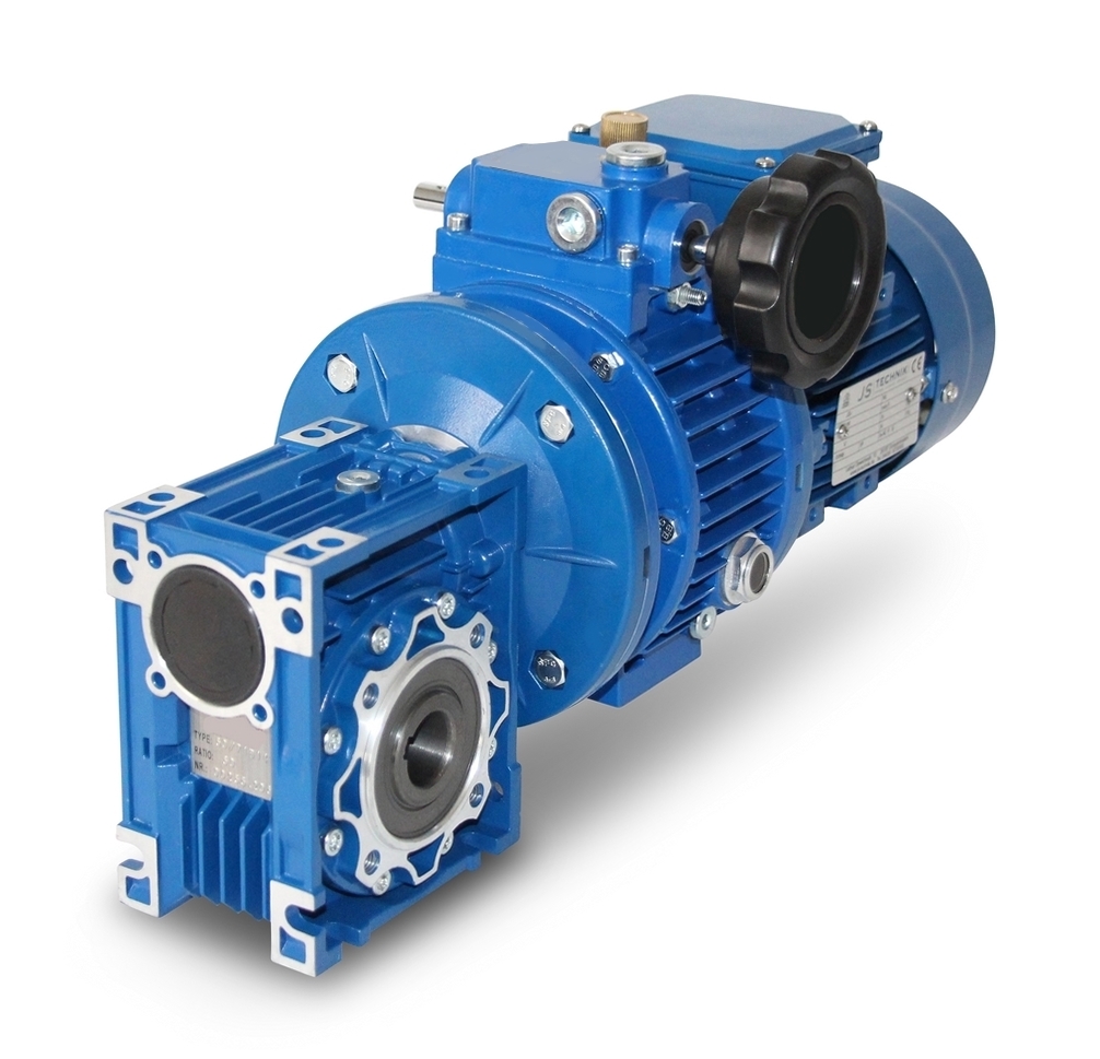 CMRV040+V02-632- 4– 0,18 kW– 8,5-44 rpm Worm gear variable speed motor