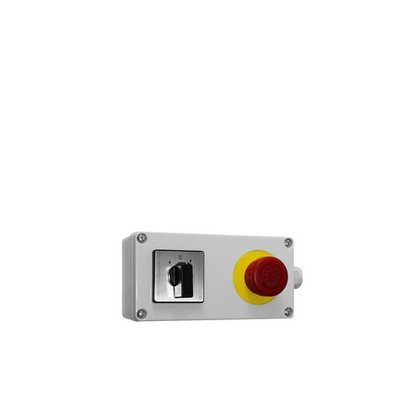 Externer Schalter mit Not-Aus Schalter und L-0-R-Schalter