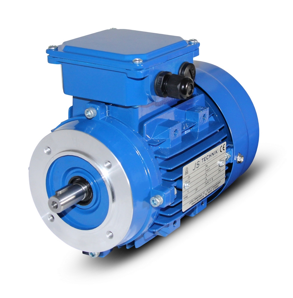 Motor trifásico MS 63P- 0,25 kW, 4 polos- B14