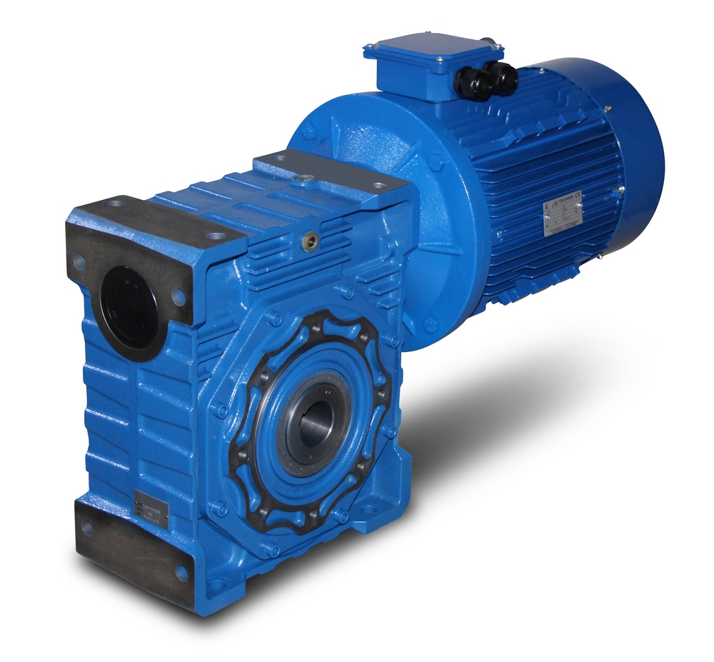 Worm Drive Gearbox With Motor, ZAE Product Range